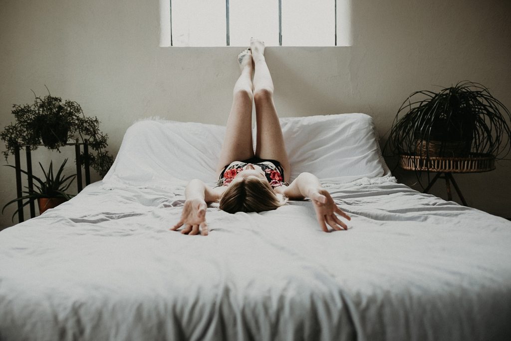 Lingerie boudoir shoot in Downtown York, PA