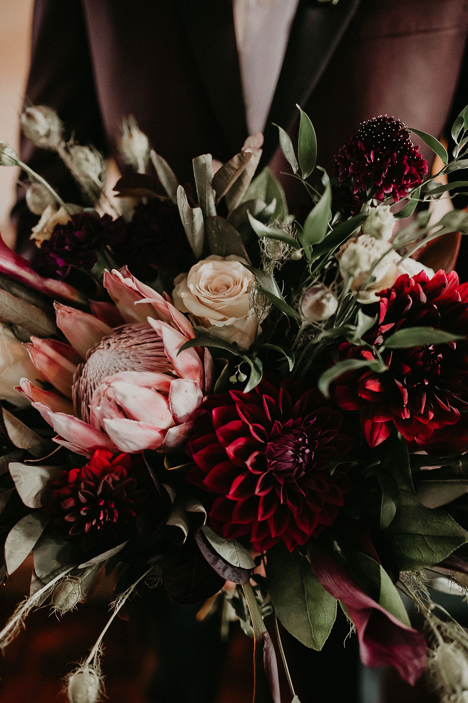 Dramatic oversized boho bridal bouquet